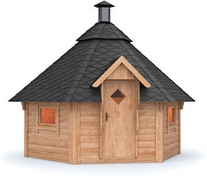 Grillkota mit Grillanlage