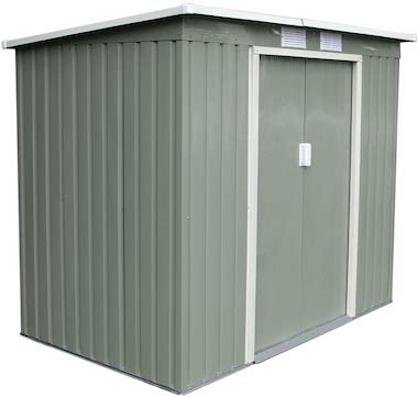 Fahrradschuppen aus Kunststoff ohne Fenster