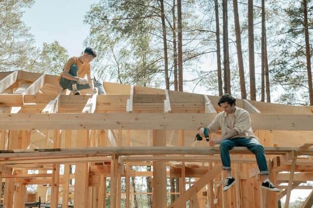 Gesund bauen, Beispiel mit Holz
