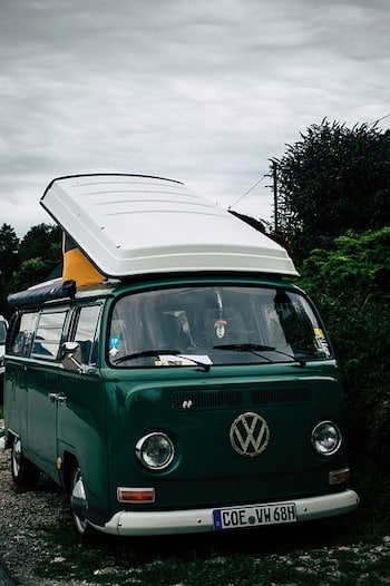Hochdach auf einem VW Bulli