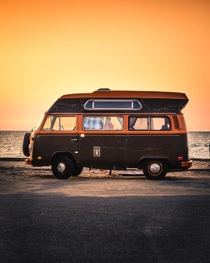 Wohnbus ein umgebauter VW