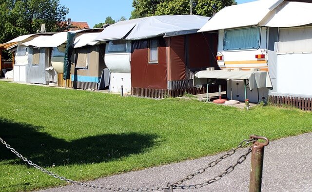 Wohnen auf dem Campingplatz